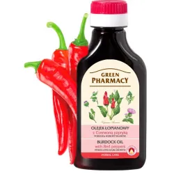 Green Pharmacy olejek łopianowy z czerwoną papryką 100 ml
