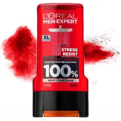 LOREAL MEN Expert stress resist perfumowany żel pod prysznic dla mężczyzn ciało twarz włosy XL 300ml