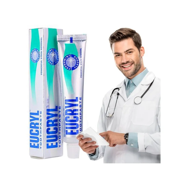 Eucryl pasta do zębów wybielająca usuwająca kamień nazębny i przebarwienia 50ml