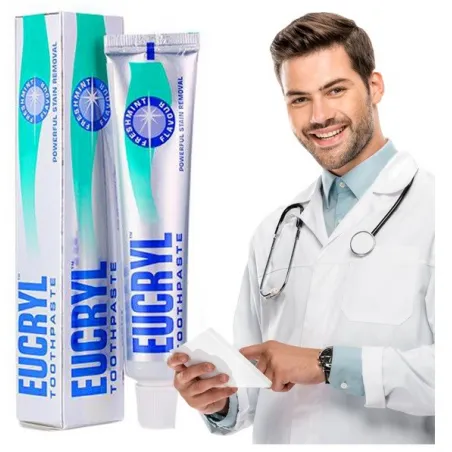 Eucryl pasta do zębów wybielająca usuwająca kamień nazębny i przebarwienia 50ml