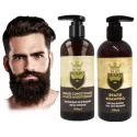 Kosmetyki do brody szampon + odżywka zestaw do stylizacji i pielęgnacji brody