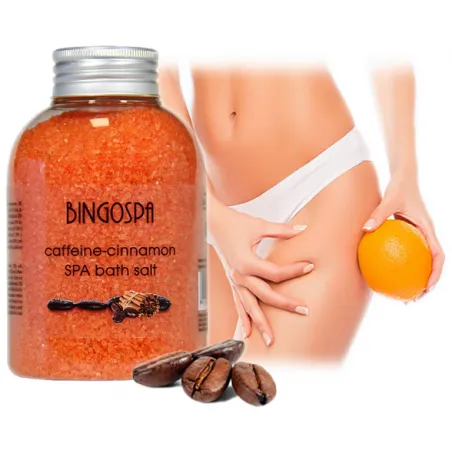 BingoSpa sól do kąpieli kofeina cynamon na cellulit 600g