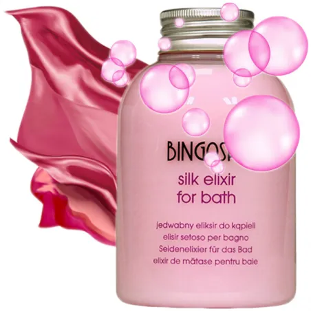 BingoSpa olejek do kąpieli do robienia piany w wannie relaksacyjny Jedwabny Eliksir 0.5L