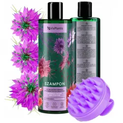 Vis Plantis szampon nadający objętości + Szczotka do mycia głowy zestaw cocoSpa