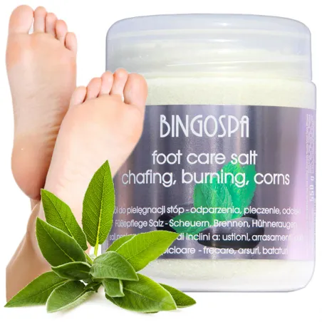 BingoSpa sól do moczenia nóg na oparzenia pieczenie odciski 550g