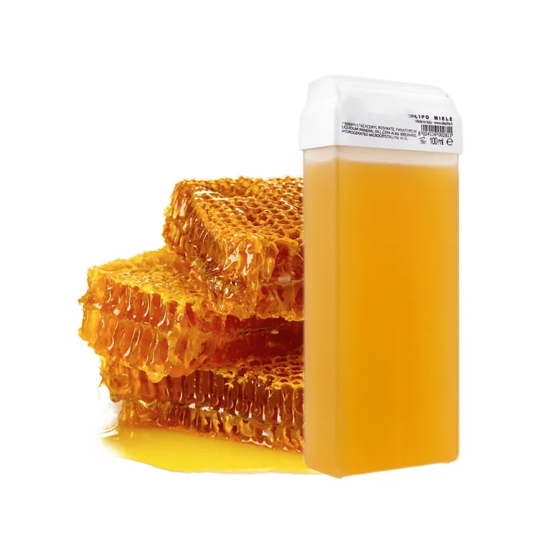 Wosk do depilacji  na ciepło w rolce miodowy Honey 100ml