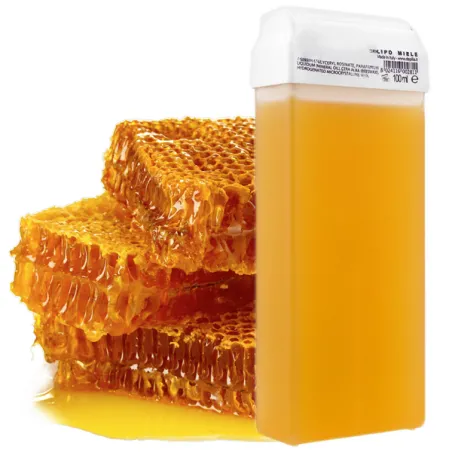 Wosk do depilacji  na ciepło w rolce miodowy Honey 100ml