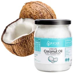 Olej Kokosowy Nierafinowany Virgin Surowy Zapachowy Natur Planet 500 ml