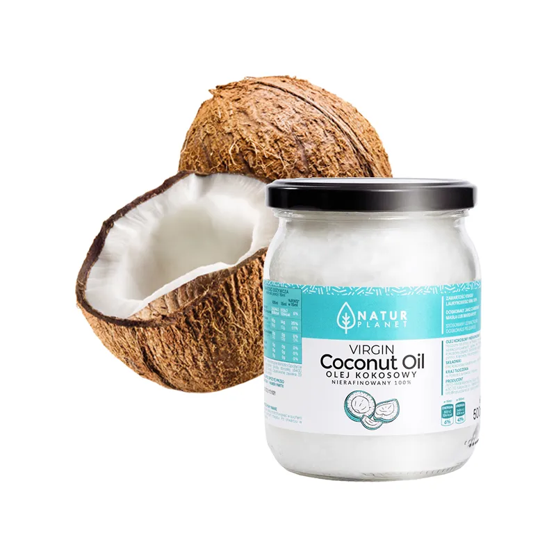 Olej Kokosowy Nierafinowany Virgin Surowy Zapachowy Natur Planet 500 ml