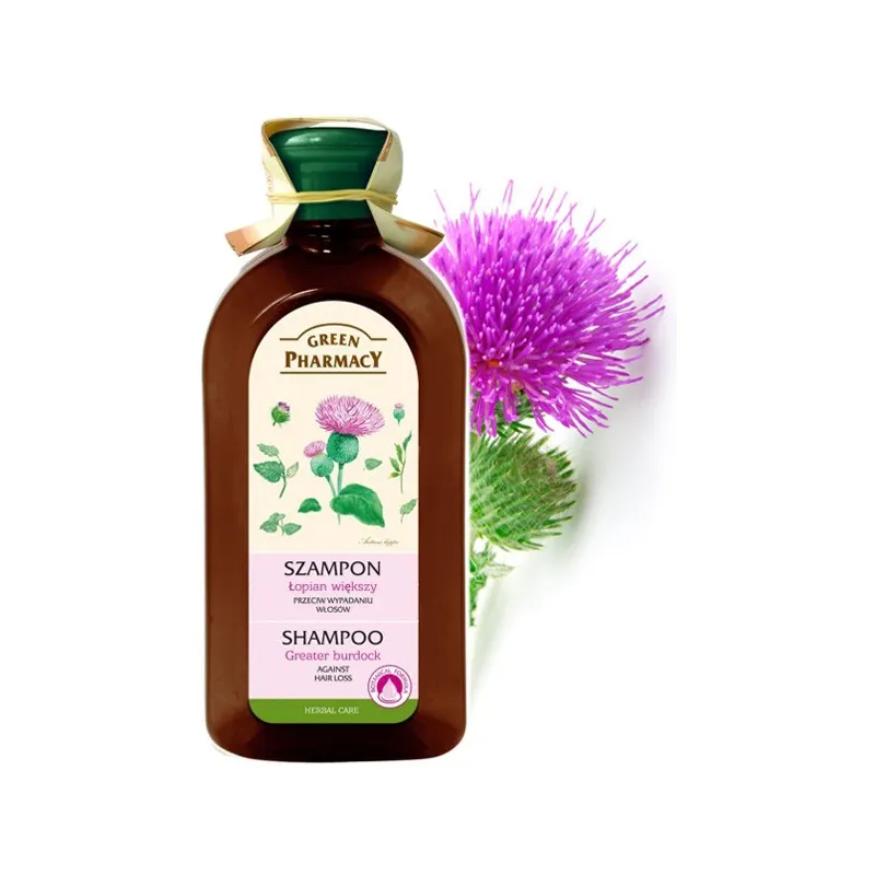 Green Pharmacy szampon przeciw wypadaniu włosów łopianowy 350ml