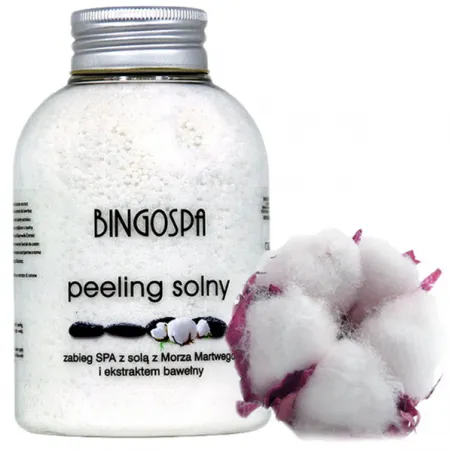 BingoSpa peeling do ciała z solą z Morza Martwego i ekstraktem z Bawełny 580g