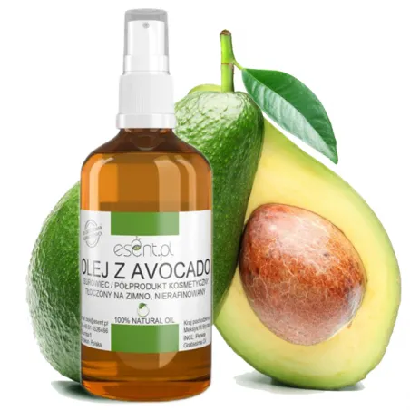Esent olej z Awokado zimnotłoczony nierafinowany z atomizerem 50ml