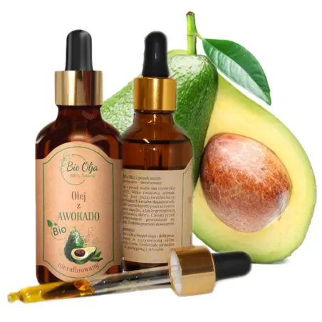 Bio Olja olej z Awokado nierafinowany zimnotłoczony do twarzy 50ml