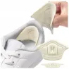 Zapiętki do butów - wkładki na pięty wklejane piankowe białe 1 para cocoSpa