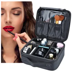 Kuferek na kosmetyki organizer kosmetyczka mała walizka LAROXY