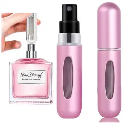 Pojemniki na perfumy z atomizerem MINI podróżny różowy 5ml