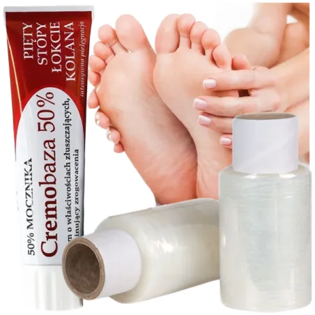 Cremobaza 50% Krem z Mocznikiem + FOLIA do zabiegu