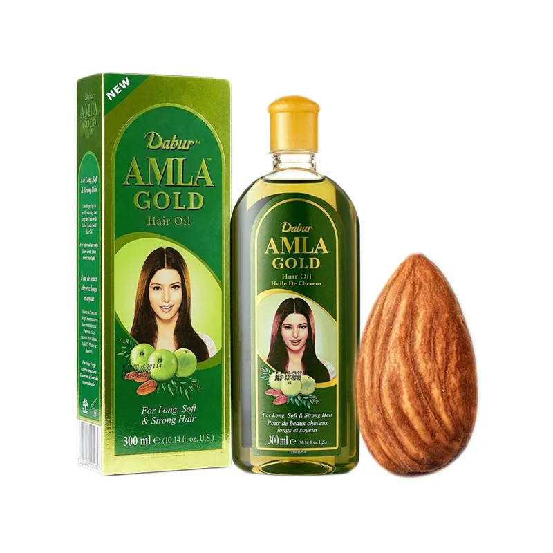 Dabur Amla Gold olejek do włosów Amla Henna Migdały wzmacniający przeciw wypadaniu 200ml