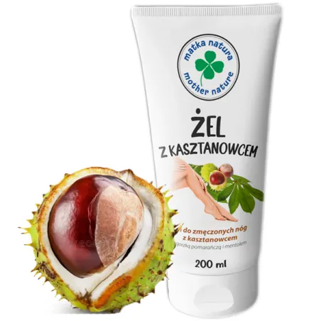 Matka Natura żel z kasztanowca na ból nóg żylaków stawów chłodzący 200ml