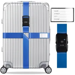 Pas do walizki z szyfrem identyfikator zabezpieczenie walizki przed lotem MOCNY