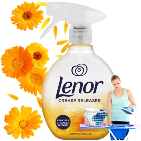 Lenor żelazko w sprayu płyn do prasowania bez żelazka zapachowy Letnia Bryza 500ml