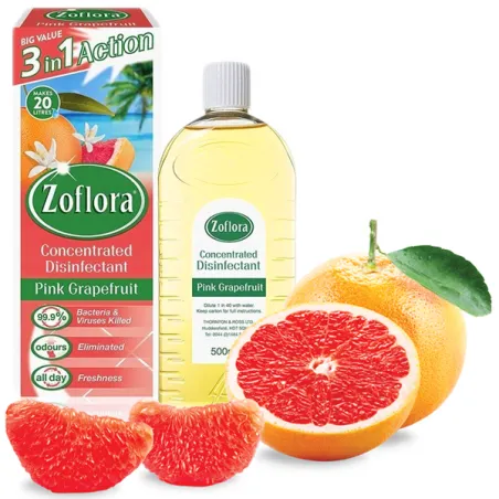 Zoflora koncentrat płyn do dezynfekcji sprzątania powierzchni w domu uniwersalny bezpieczny dla dzieci zwierząt NATURALNY 500ml