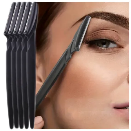 Przyrząd do regulacji brwi nożyk trymer brzytwa golarka 6 szt zestaw