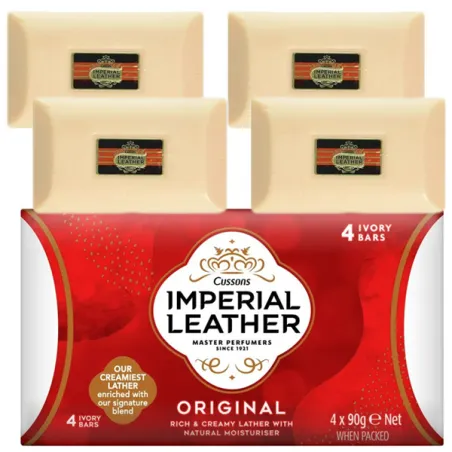 Imperial Leather mydło w kostce naturalne perfumowane kremowe pieniące się ORYGINALNE 4*90g