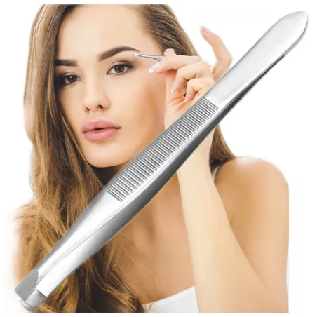 Profesjonalna pęseta do brwi regulacji włosów precyzyjna skośna