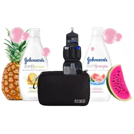 Kosmetyczka do powieszenia z haczykiem wisząca podróżna damska czarna Laroxy