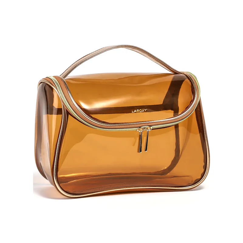 Kosmetyczka Podróżna XXL LAROXY – duża wodoodporna kosmetyczka do samolotu, basenu i siłowni | Organizer na Kosmetyki