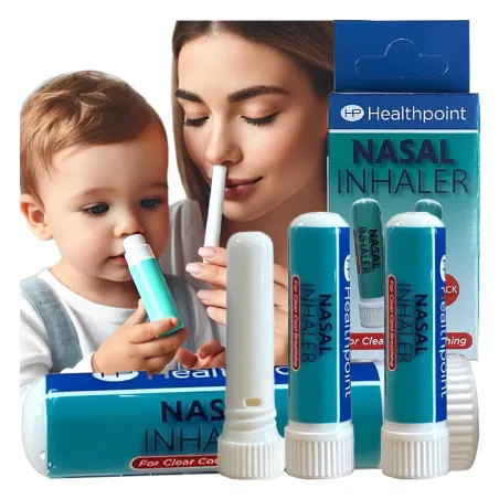 Inhalator sztyft na zatkany nos do nosa zatoki katar dla dzieci i dorosłych z mentolem 2 sztuki