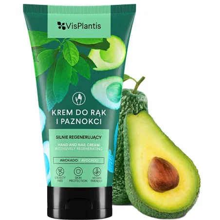 Vis Plantis krem do rąk i paznokci regenerujący z awokado i olejem bawełnianym 75 ml