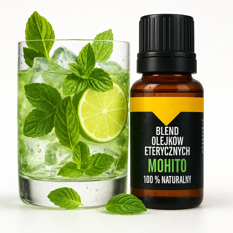 Olejek eteryczny zapachowy do kominka nawilżacza powietrza inhalacji jacuzzi sauny świec MOHITO 10ml