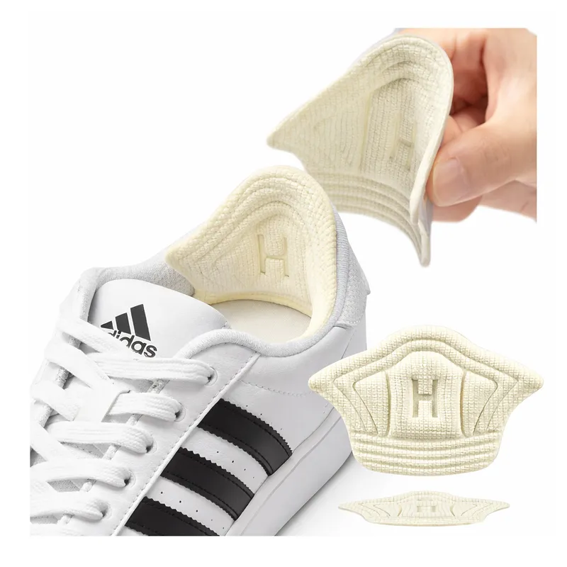 Zapiętki do butów - wkładki na pięty wklejane piankowe białe 1 para