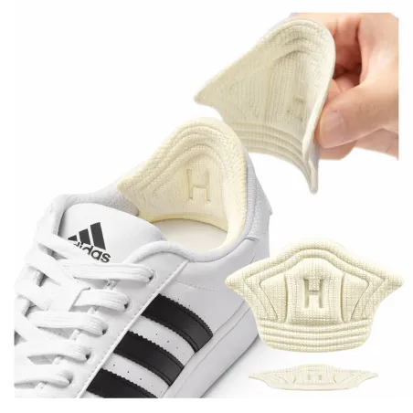 Zapiętki do butów - wkładki na pięty wklejane piankowe białe 1 para