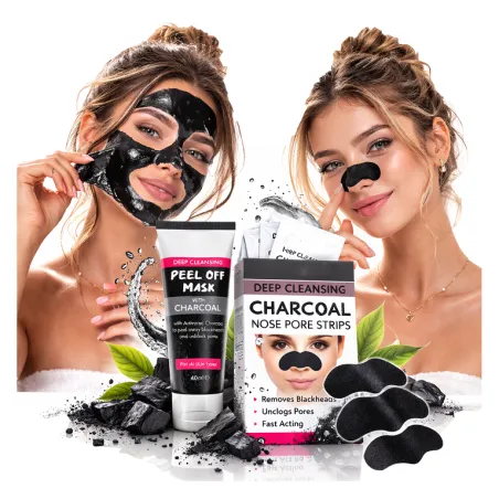 Maska na wągry zaskórniki pory maseczka + Plastry wyrywające na nos ZESTAW