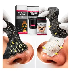 Maska na wągry zaskórniki pory maseczka + Plastry wyrywające na nos ZESTAW