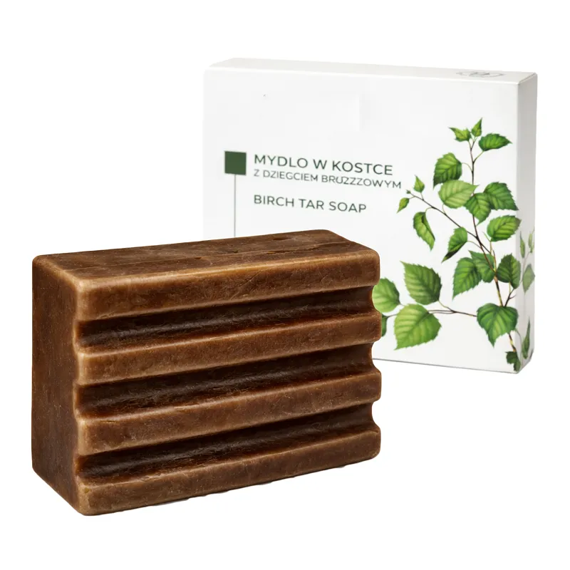 Mydło dziegciowe do twarzy ciała do skóry trądzikowej problematycznej 100g