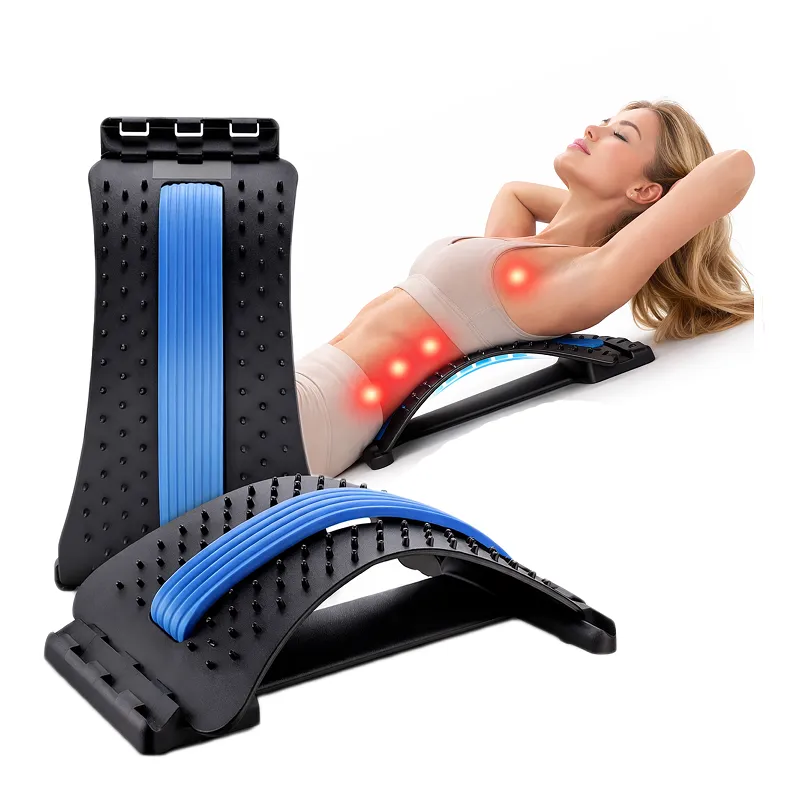Przyrząd do rozciagania pleców kręgosłupa deska łuk masażer akumpresura