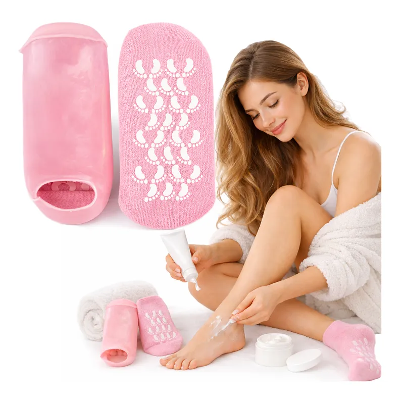 Skarpetki silikonowe na stopy pięty wielorazowe 1 para