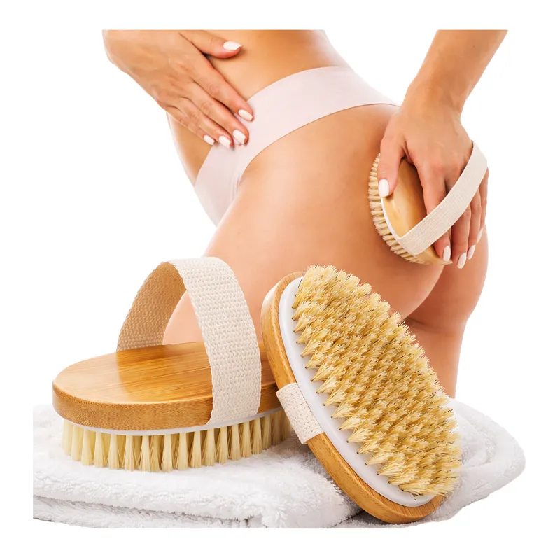 Szczotka do cellulitu do masażu na cellulit antycellulitowa sucho LAROXY