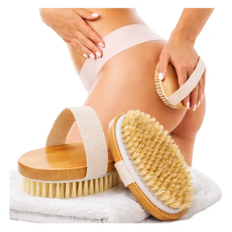 Szczotka do cellulitu do masażu na cellulit antycellulitowa sucho LAROXY