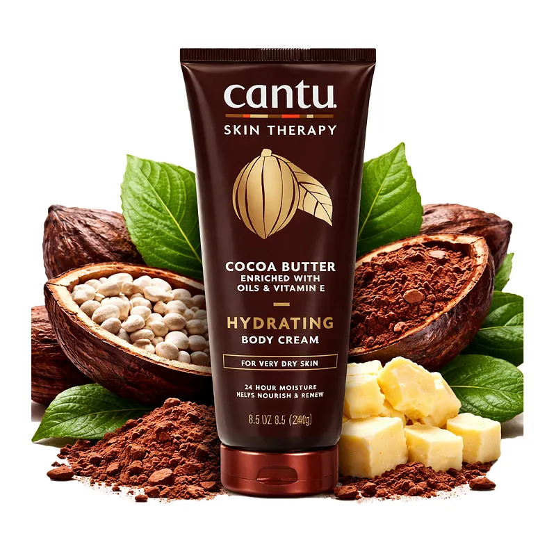 Cantu mocno nawilżający balsam do bardzo suchej skóry z Masłem Kakaowym 240g