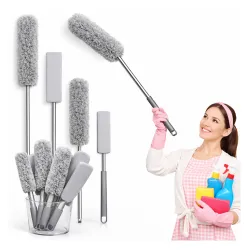 Szczotka miotełka do kurzu teleskopowa długa wymienne końcówki 4w1 250cm