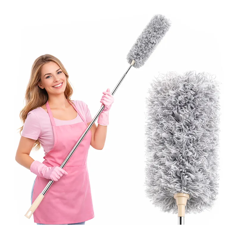 Szczotka miotełka do kurzu teleskopowa długa o długim zasięgu 280 cm