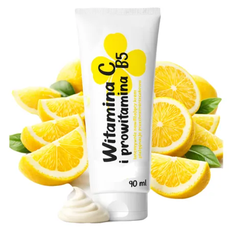 Krem do twarzy wyrównujący koloryt z witaminą C przeciwzmarszczkowy nawilżający 90ml