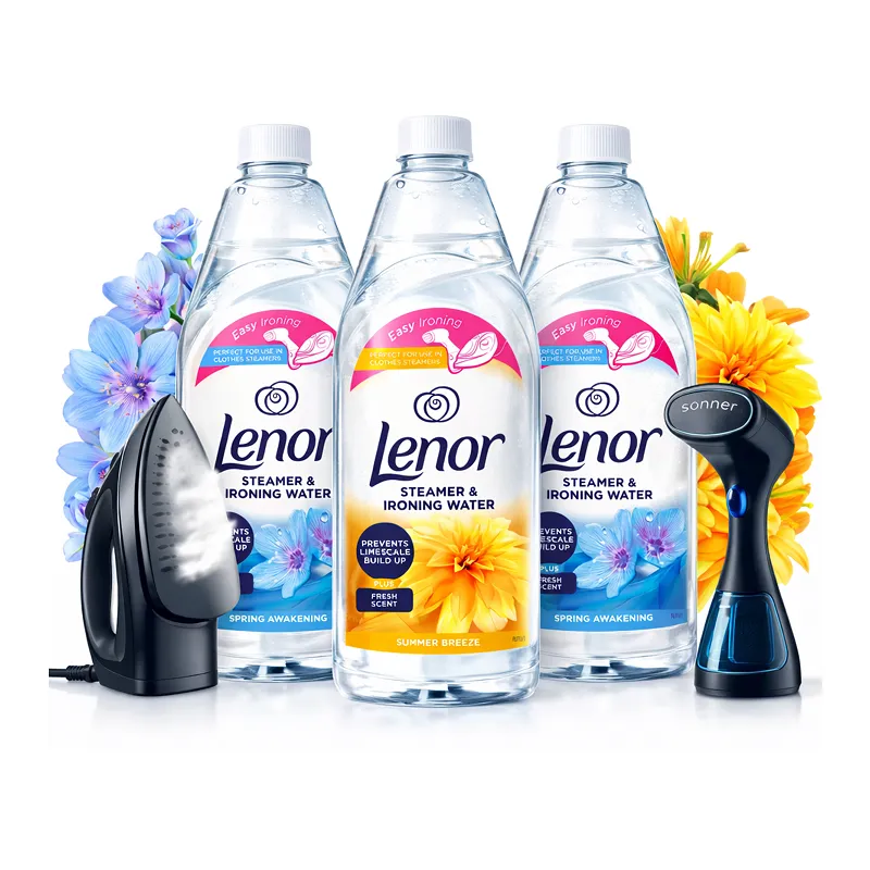 Lenor woda do żelazka parownicy zapachowa destylowana perfumowana 3* 1L