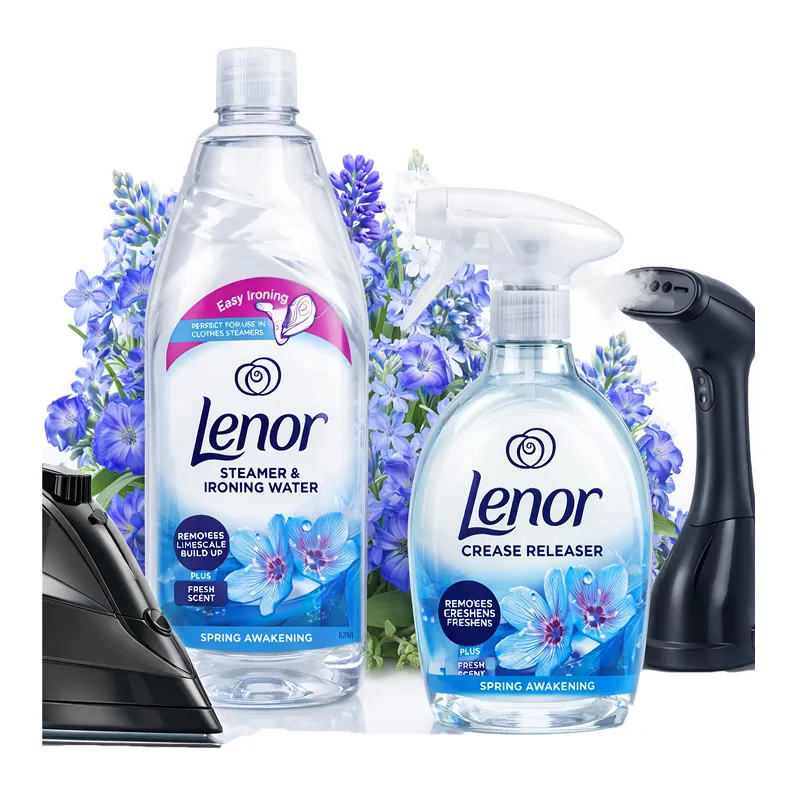 Lenor woda do żelazka parownicy 1L + Żelazko w spray 500ml zestaw