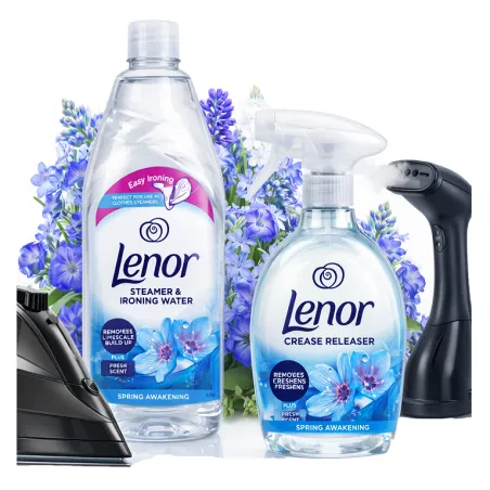 Lenor woda do żelazka parownicy 1L + Żelazko w spray 500ml zestaw